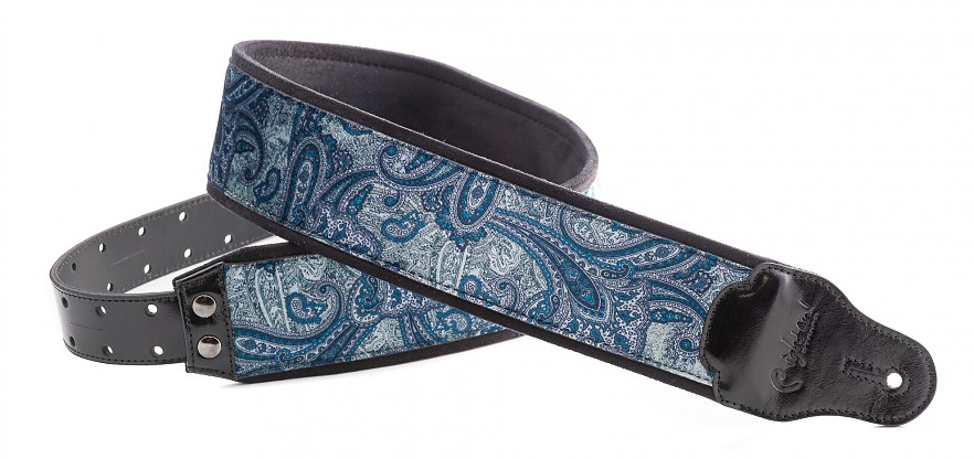 Paisley Velvet-70 Blue Strap | Velvet & Maximum Comfort1